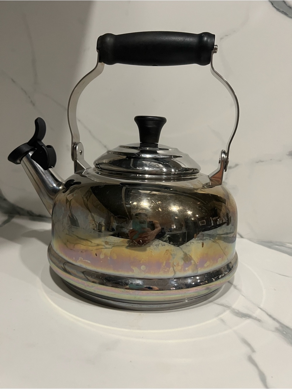 Le Creuset Classic Stainless-Steel Tea Kettle